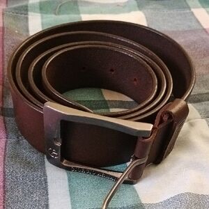 Giorgio Armani Men's Brown Genuine  Leather Belt Sz 50